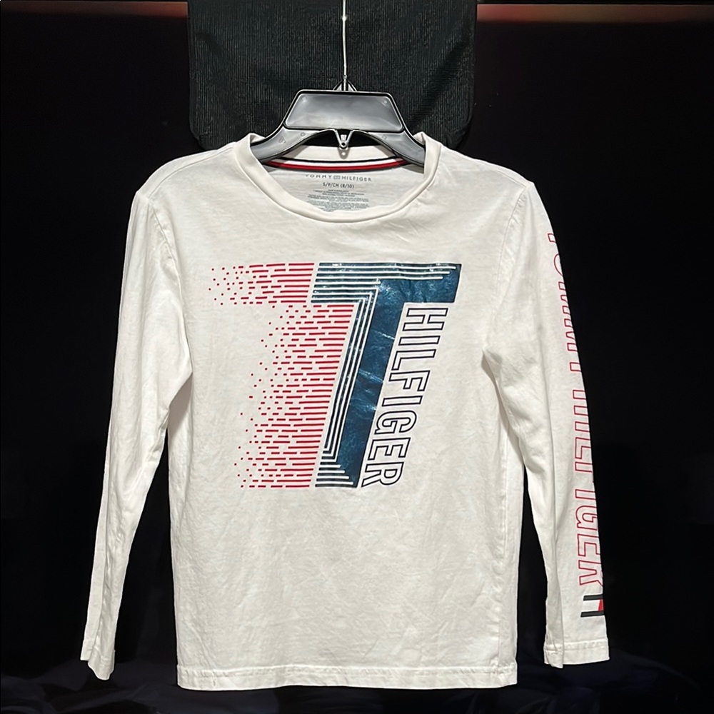 TOMMY HILFIGER Kids White Long Sleeve Shirt